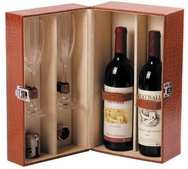 MDF board Luxury Hand-made Cardboard Rigid Wine Packaging Box MDF board Luxury Hand-made Cardboard Rigid Wine Packaging Box